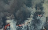 Cháy rừng Amazon: Bầu trời Brazil chìm trong khói tro, 3h chiều tối đen như giữa đêm ảnh 1