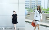 Phong cách vạn người mê của Hồ Ngọc Hà và Phạm Hương ở sân bay ảnh 4