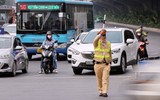 Cảnh sát giao thông Thủ đô tăng cường đảm bảo trật tự an toàn giao thông ảnh 1
