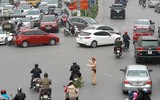 Cảnh sát giao thông Thủ đô tăng cường đảm bảo trật tự an toàn giao thông ảnh 5