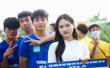 Nữ sinh Hà Nội khoe sắc trong ngày hội bóng đá học trò ảnh 8