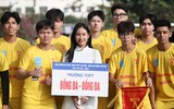 Nữ sinh Hà Nội khoe sắc trong ngày hội bóng đá học trò ảnh 15