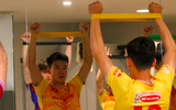 U23 Việt Nam thư giãn cơ bắp tại Qatar ảnh 3