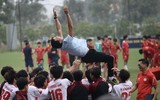 Cầu thủ Viettel phấn khích ăn mừng chức vô địch U17 quốc gia ảnh 7