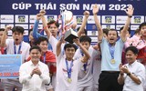 Cầu thủ Viettel phấn khích ăn mừng chức vô địch U17 quốc gia ảnh 10