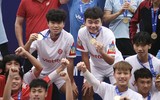Cầu thủ Viettel phấn khích ăn mừng chức vô địch U17 quốc gia ảnh 12