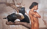 Cận cảnh các bức tranh vẽ phụ nữ đầy mê hoặc của họa sĩ Việt  ảnh 6