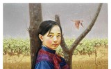 Cận cảnh các bức tranh vẽ phụ nữ đầy mê hoặc của họa sĩ Việt ảnh 4