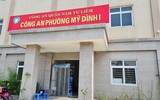 Hình ảnh đẹp của cán bộ chiến sỹ Công an quận Nam Từ Liêm cấp Căn cước công dân trong ngày Quốc tế lao động
