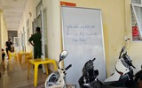 Hình ảnh đẹp của cán bộ chiến sỹ Công an quận Nam Từ Liêm cấp Căn cước công dân trong ngày Quốc tế lao động