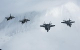 [ẢNH] Mỹ bất ngờ phô diễn sức mạnh hủy diệt của không quân gần Bắc Cực