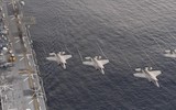 Tàu đổ bộ tấn công Mỹ triển khai tiêm kích tàng hình F-35B tiến sát Đài Loan ảnh 1