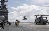 Tàu đổ bộ tấn công Mỹ triển khai tiêm kích tàng hình F-35B tiến sát Đài Loan ảnh 15
