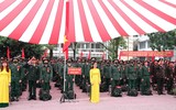  Lãnh đạo Bộ Công an dự lễ giao nhận quân tại quận Hai Bà Trưng  ảnh 6