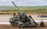 Pháo tự hành hạng nặng của Nga di chuyển ồ ạt về phía Donbass