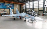 Biên đội tiêm kích Su-30SM Nga gây ấn tượng mạnh với màn 'thị uy tên lửa'