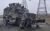 Thiết giáp kháng mìn MaxxPro Mỹ viện trợ Ukraine hỏng nặng sau khi... trúng mìn của Nga ảnh 5
