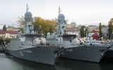 Tàu tên lửa tàng hình Grad tăng cường đáng kể sức mạnh cho Hạm đội Baltic Nga ảnh 13