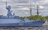 Tàu tên lửa tàng hình Grad tăng cường đáng kể sức mạnh cho Hạm đội Baltic Nga ảnh 7
