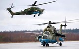 Trực thăng tấn công Mi-35 thể hiện sức mạnh đáng nể trên chiến trường Ukraine ảnh 14