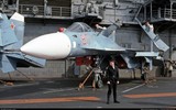 Kinh ngạc tiêm kích hạm 'Su-34 trên tàu sân bay' của Hải quân Nga ảnh 11