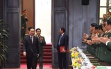 Hình ảnh Chủ tịch nước Võ Văn Thưởng dự lễ tuyên dương gương mặt trẻ tiêu biểu toàn quân 2023 ảnh 7