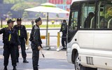 Lực lượng Công an căng mình dưới nắng nóng gần 50 độ C đảm bảo an toàn tuyệt đối kỳ họp Quốc hội 