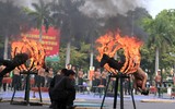 Mãn nhãn những pha biểu diễn võ thuật của Cảnh sát cơ động