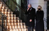 [ẢNH] Tổng thống Joe Biden làm lễ tưởng niệm 500.000 người Mỹ tử vong vì Covid-19 ảnh 10
