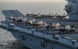 [ẢNH] Mỹ lần đầu triển khai F-35B xuất kích từ tàu sân bay Anh ảnh 3