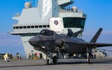 [ẢNH] Mỹ lần đầu triển khai F-35B xuất kích từ tàu sân bay Anh ảnh 2