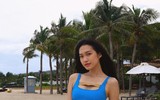 Vòng eo con kiến và đôi chân dài miên man của bạn gái Đoàn Văn Hậu