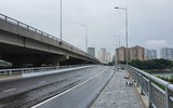 Ngắm đường vành đai 3 đi thấp qua hồ Linh Đàm sắp thông xe ảnh 2