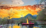 Ngỡ ngàng với cảnh đẹp như tranh của suối Yến chùa Hương mùa hoa súng tháng 11 ảnh 14