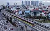 Hình ảnh ấn tượng từ flycam khi tàu đường sắt đô thị Nhổn - ga Hà Nội chạy thử ảnh 7