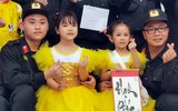Cảnh sát cơ động Hà Nội thi tài gói bánh chưng đón Tết Quý Mão 2023, mang sắc xuân trên phố phường ảnh 14