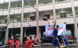 Chiến sỹ Cảnh sát cơ động Thủ đô tranh tài đấu bóng chuyền đầu Xuân Quý Mão ảnh 5