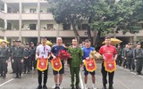 Chiến sỹ Cảnh sát cơ động Thủ đô tranh tài đấu bóng chuyền đầu Xuân Quý Mão ảnh 11