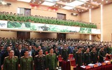 Toàn cảnh lễ ra quân của CATP Hà Nội bảo vệ Hội nghị thượng đỉnh Mỹ - Triều Tiên lần 2