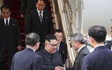 [Ảnh] Những hình ảnh đầu tiên của nhà lãnh đạo Triều Tiên Kim Jong-un ở Singapore