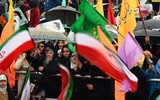 [Ảnh] Hàng trăm nghìn người dân Iran tuần hành kỷ niệm 40 năm cách mạng Hồi giáo