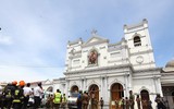[Ảnh] Hiện trường vụ nổ bom đẫm máu tại Sri Lanka