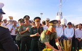 Nghẹn ngào tưởng niệm chiến sĩ hy sinh vì chủ quyền biển đảo Tổ quốc