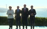 [ẢNH] Lãnh đạo Nga, Đức, Pháp, Thổ Nhĩ Kỳ nhất trí về vấn đề Syria
