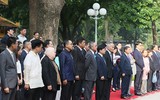 [ẢNH] Toàn cảnh lễ thượng cờ ASEAN ở Hà Nội