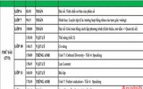[ẢNH] Chi tiết lịch học qua truyền hình và các bài giảng lớp 4 đến lớp 12 tại Hà Nội từ 23 đến 28-3