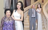 Hoa hậu Huỳnh Thúy Anh đẹp gợi cảm trong tiệc mừng sinh nhật