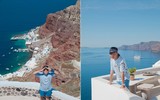Diễn viên Trịnh Tú Trung khám phá cuộc sống thiên đường ở Santorini