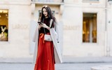 Hoa hậu Kỳ Duyên sành điệu trên đường phố Paris