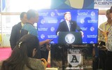 [ẢNH] Khoảnh khắc báo chí khi Tổng thống Mỹ Donald Trump họp báo sau Hội nghị Thượng đỉnh